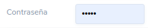 Campo tipo Contraseña