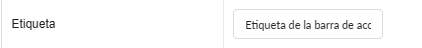 Label del atributo
