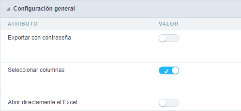 Configurações Gerais do JSON
