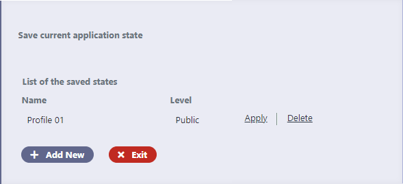 Opción Guardar consulta con el diseño simplificado