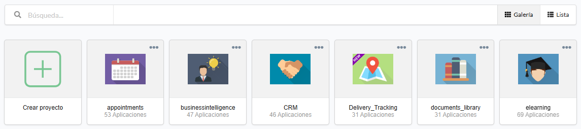 Galería de proyectos